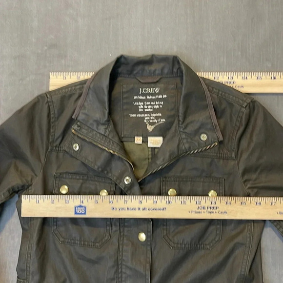 J. Crew Waxed‎ Cotton Women’s Field Jacket Size XS - Picture 3 of 7